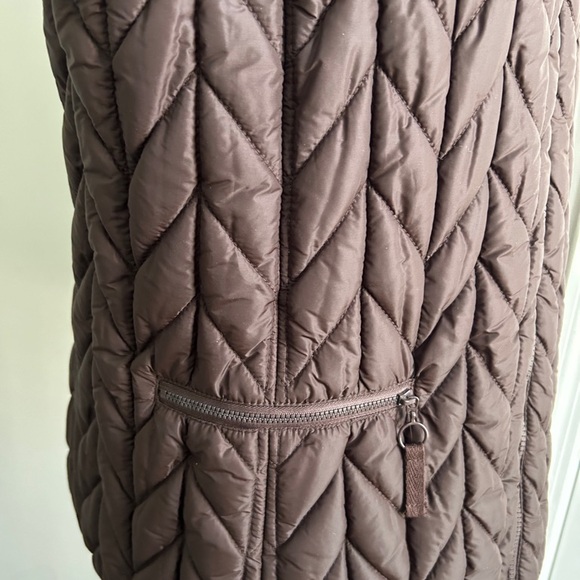 Brown Coldwater Creek Sleeveless Quilted Vest Size M - Picture 3 of 4